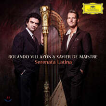 Rolando Villazon / Xavier De Maistre 롤란도 비야손 - 하프 반주 보컬집 (Serenata Latina)