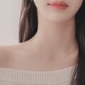 제이로렌 02G0147 14K 데일리 큐빅 골드목걸이