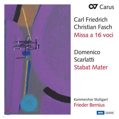 Frieder Bernius 파슈: 16성부 미사 / 스카를라티: '스타바트 마테르' (Fach: Missa A 16 Voci / Scarlatti: Stabat Mater)