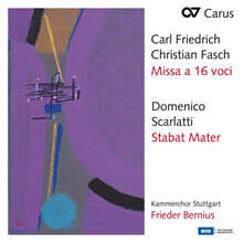 Frieder Bernius 파슈: 16성부 미사 / 스카를라티: '스타바트 마테르' (Fach: Missa A 16 Voci / Scarlatti: Stabat Mater)