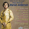 Marian Anderson 마리안 앤더슨 베스트 모음집 (Very Best of Marian Anderson - Softly Awakes My Heart)