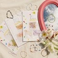 비즈팔찌만들기 세트 X3 대용량 DIY 키트 6type [Dahlia 꽃비즈 동백이 스마일 하트자개 비즈 꽃 링 세트]