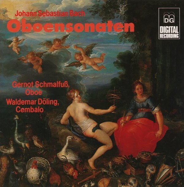 Oboensonaten - Bach /  Gernot Schmalfu&#223;, Waldemar Doling (독일반)