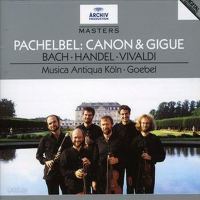 파헬벨 : 캐논과 지그, 핸델, 비발디 : 두 대의 바이올린 소나타 (Pachelbel : Canon &amp; Gigue, Handel, Vivaldi : Sonata For 2 Violins)(CD) - Reinhard Goebel