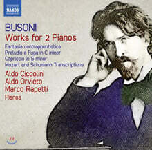 Marco Rapetti 페루치오 부소니: 두 대의 피아노를 위한 작품 (Busoni: Works for Two Pianos)