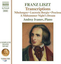 Andrey Ivanov 리스트: 멘델스존, 도니체티, 베버, 마이어베어 등 오페라 편곡집 (Liszt: Transcriptions)