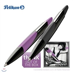 펠리칸 th.INK 볼펜(블랙/퍼플)