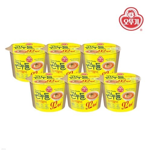 오뚜기 곤누들 김치말이 196g x 6입(1박스)