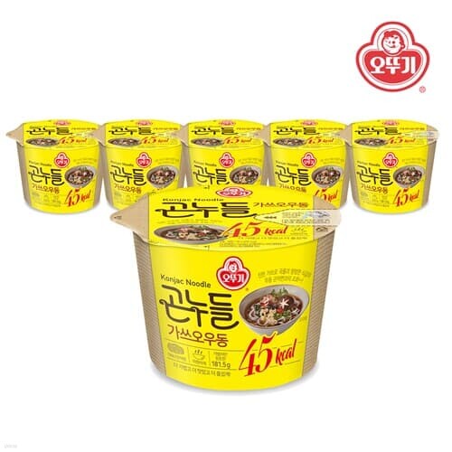 오뚜기 곤누들 가쓰오우동 181.5g x 6입(1박스)