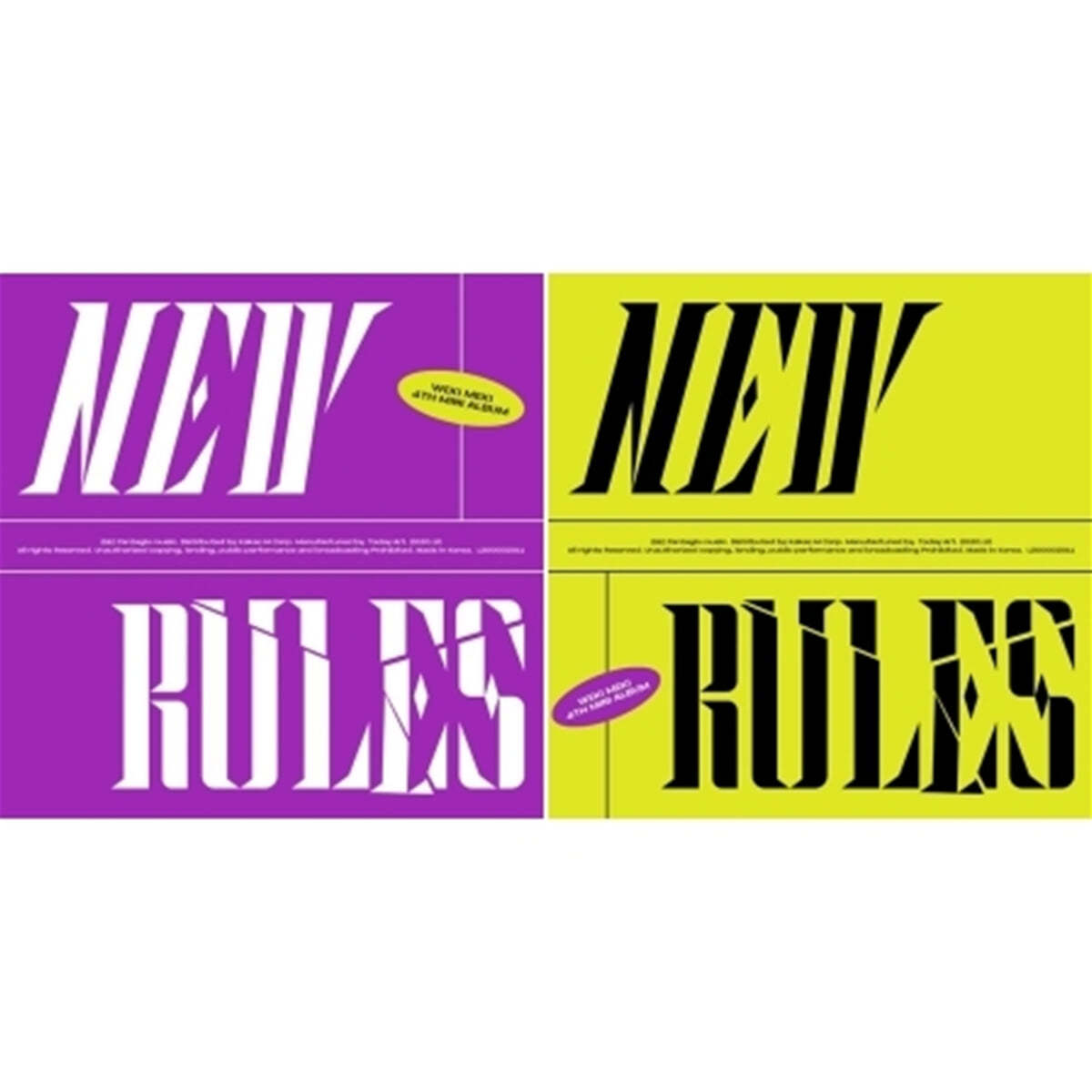 위키미키 (Weki Meki) - 미니앨범 4집 : NEW RULES [Take ver.]