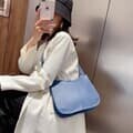 romansera 라운디드 스트랩 포인트 미니백 3color