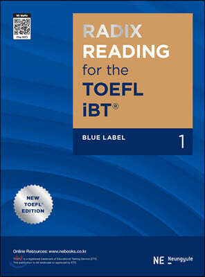 RADIX READING for the TOEFL iBT Blue Label 1