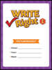 Write Right 1 Test & Worksheet