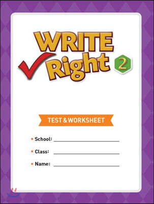 Write Right 2 Test & Worksheet