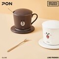 라인프렌즈 머그워머 브라운 코니