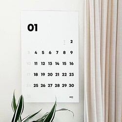 지유 벽달력 2021