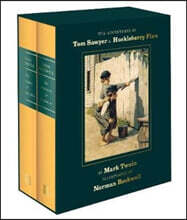 The Adventures of Tom Sawyer and Huckleberry Finn: Norman Rockwell Collector's Edition