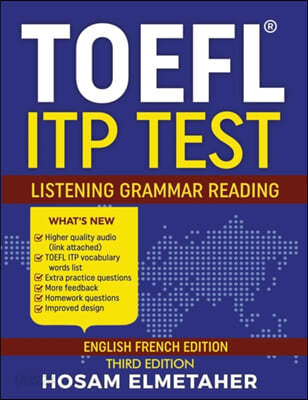 TOEFL (R) Itp Test: Listening, Grammar &amp; Reading (English French Edition)