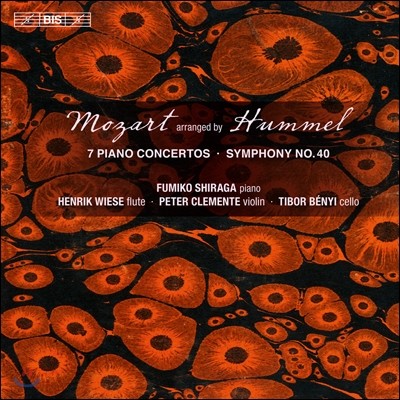 Fumiko Shiraga 훔멜 편곡에 의한 모차르트 작품집 - 피아노 협주곡, 교향곡 40번 (Mozart arranged by Hummel)