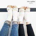 해브어핑크데이 발마사지 필라테스 고양이양말 화이트/블랙(Free Size)