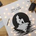 해브어핑크데이 DIY 캔버스조명 동화시리즈 어린왕자 인어공주 신데렐라 피터팬 앨리스