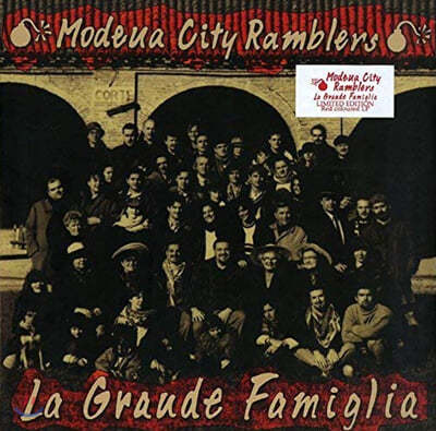 Modena City Ramblers (모데나 시티 램블러즈) - La Grande Famiglia [레드 컬러 LP] 