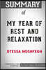 Summary of My Year of Rest and Relaxation by Ottessa Moshfegh: Conversation Starters
