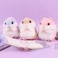 귀여운 햄스터 햄찌 키링 인형 11cm [동물 햄토리 봉제 가방 열쇠 키홀더 고리인형]