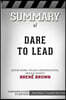 Summary of Dare to Lead: Brave Work. Tough Conversations. Whole Hearts.: Conversation Starters