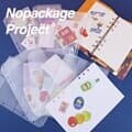 NP10 다이어리 투명 포켓파일 리필용 A6/A5 [이형지 스티커북 인스 보관 정리 속지 다꾸용품]
