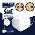국내산필터 최신제조 굿매너 황사방역용 대형 KF94 마스크 화이트 50매