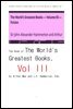 세계 대 문학사상 전집,제3권.픽션소설.The World's Greatest Books, Vol. III . Fiction, by Various