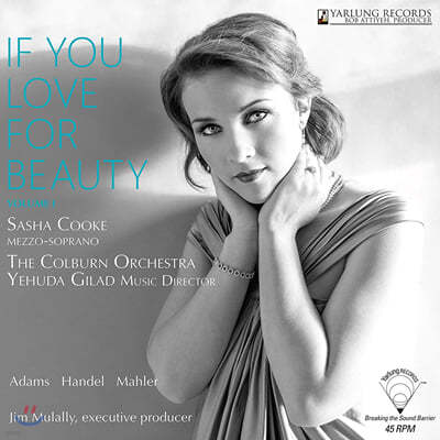 Sasha Cooke 사샤 쿡 소프라노 가곡 작품집 (If You Love For Beauty Vol. 1 - John Adams / Handel / Mahler) [LP] 