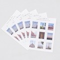 [메리필름] 런던 파리 감성 우표 스티커 5장 1set