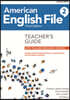 American English File 3e Teachers Book 2 Pack