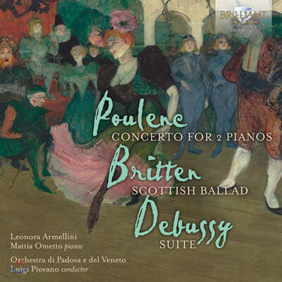 Luigi Piovano 2대의 피아노와 관현악을 위한 협주곡 - 풀랑크 / 브리튼 / 드뷔시 (Poulenc / Britten / Debussy: Concerto for 2 Pianos)