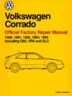 Volkswagen Corrado Official Factory Repair Manual 1990-1994