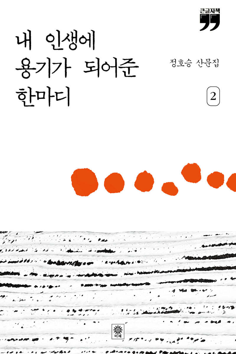 내 인생에 용기가 되어준 한마디 (큰글자책) 2