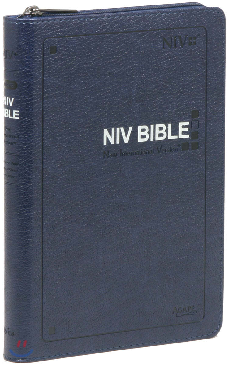 NIV BIBLE 영어성경(medium /중/단본/색인/지퍼/네이비)