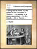 A Sling and a Stone; Or, the Sword of the Lord and of Gideon. ... in Answer to a Daring Pamphlet, ... by Ed. Elwall, ... by J. Taylor, ...