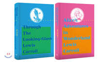 이상한 나라의 앨리스 + 거울 나라의 앨리스 초판본 리커버 고급 벨벳 양장본 세트