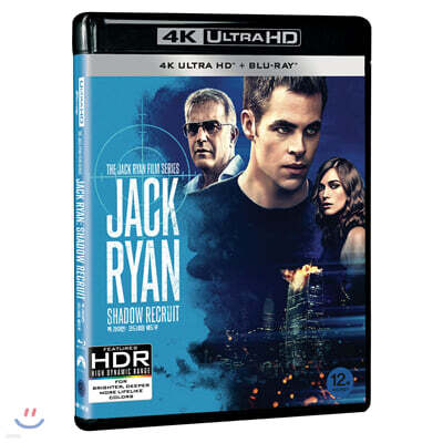 잭 라이언 : 코드 네임 쉐도우 (2Disc 4K UHD + BD 한정수량) : 블루레이