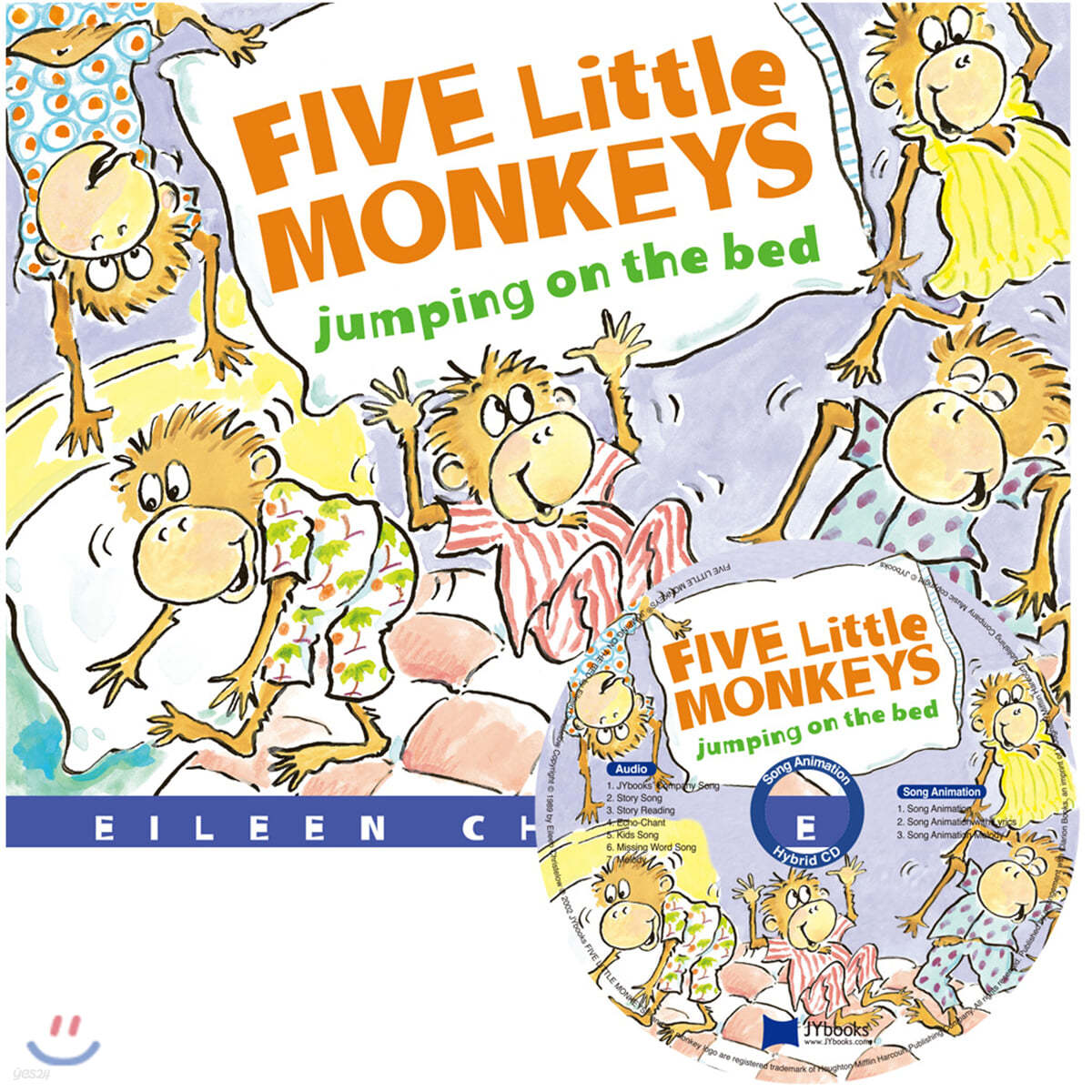[노부영 세이펜] Five Little Monkeys Jumping on the Bed (원서 &amp; 노부영 부록 CD)