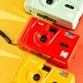 Kodak 코닥 필름 카메라 M35 Flame Scarlet 토이 카메라