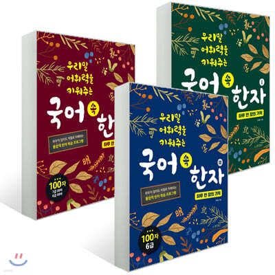 국어 속 한자 : 하루 한 장의 기적 3권 세트