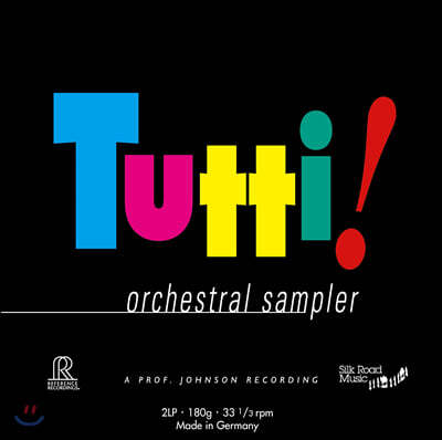 Tutti! Orchestral Sampler 투티! 오디오파일 샘플러 [2LP] 
