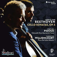 Raphael Pidoux 베토벤: 첼로 소나타 1번, 2번 (Beethoven: Cello Sonatas Op.5)