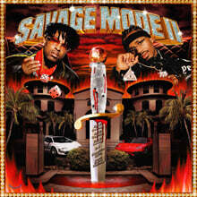 21 Savage / Metro Boomin (21 새비지 / 메트로 부민) - Savage Mode II [투명 레드 컬러 LP]