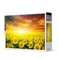 액자포함 직소퍼즐 500조각 해바라기 일몰 HP515