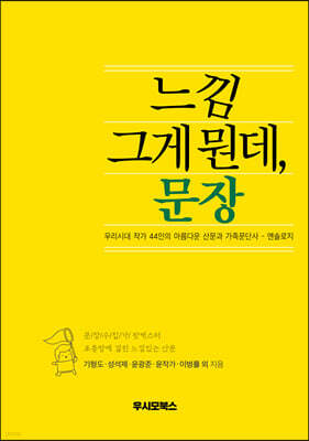 느낌 그게 뭔데, 문장